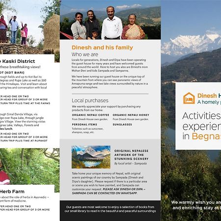 Dinesh House Bed & Breakfast Pokhara Dış mekan fotoğraf